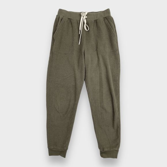 Outerknown Hightide Towel Soft Sweatpants in Forest Green Women's Size XS - Picture 1 of 12